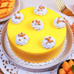 Mango Geli Cake