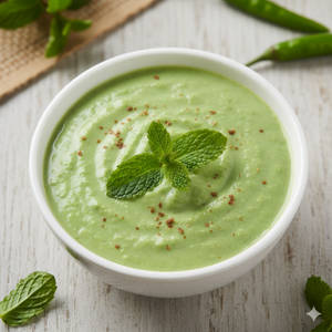 Green Mint Curd Chutney