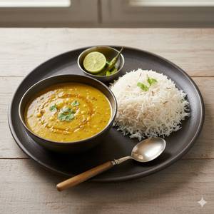 Sada dal with rice