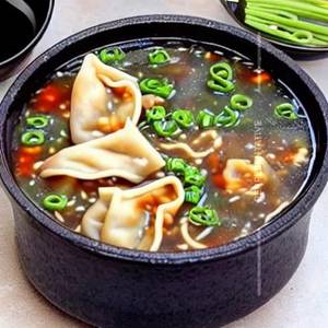 Veg Wonton Soup