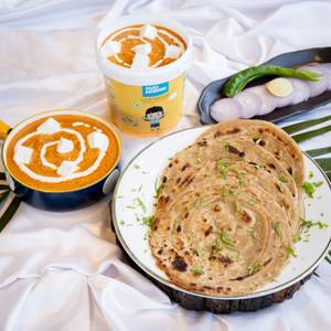 Paneer Butter Masala with Laccha Paratha