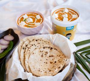 Paneer Butter Masala with Plain Tawa Roti