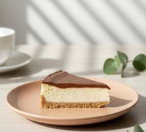 Nutella Baked Cheesecake Slice
