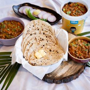 Mix Veg with Butter Tawa Roti