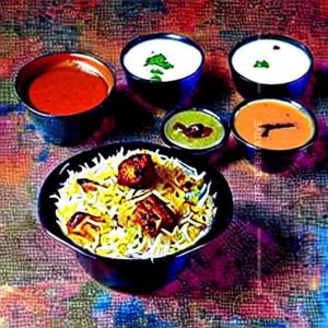 Zafrani Paneer Dum Biryani