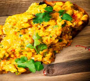 Akuri with chicken Sausage