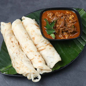 3 Porotta + Beef Roast