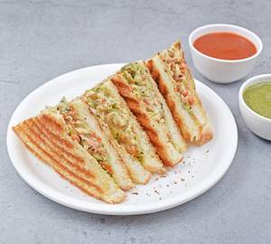 Double Cheese Slice Grill Sandwich