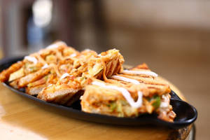 Cheesy Paneer Sandwich