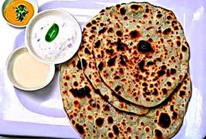 Paneer Stuffed Paratha