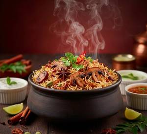 Mushroom Biryani