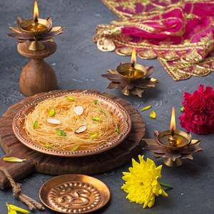 Karwa Chauth Feni Red Fikki 200 G