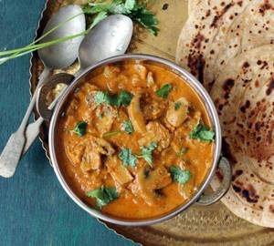 3 Parotta + Mushroom Masala