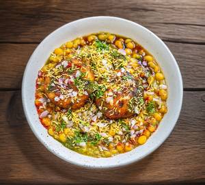 Ghee Ragda Aloo Tikki