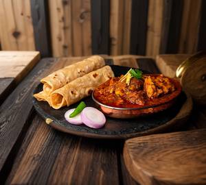Chapati with Chicken Curry