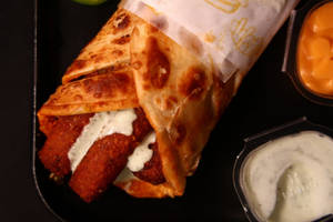 Hyderabad Seekh + Butter Paneer Bhurji Roll