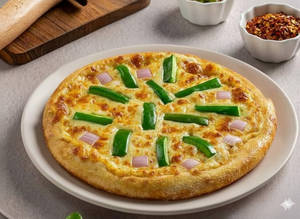 Onion And Capsicum Pizza