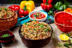 Veg Hakka Noodles