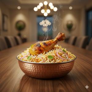 Chicken Tangdi Biryani [1 Pcs]