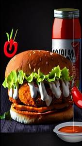 Chicken Tikka Burger
