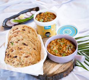 Mix Veg with Laccha Paratha