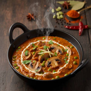 Mushroom Matar Masala