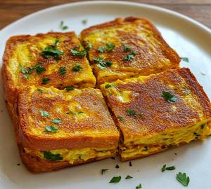 Cheesey Bread Omelette