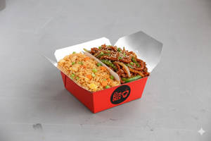 Chicken Thai Fried Rice With Crispy Chicken Green Pepper