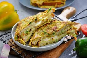 Paneer Bread Omelete