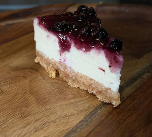 Blueberry Cheese Cake Slice