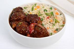 Manchurian With Fried Rice