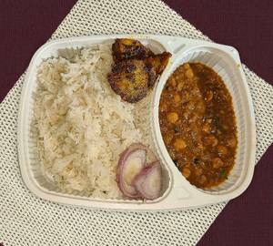Chole with rice