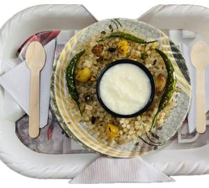 Fast Special Sabudana Khichdi [Full] With Sweet Curd