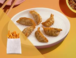Choice of Fried Momos + French Fries