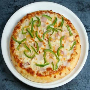 Cheese Mushroom Capsicum Pizza 8 Inch