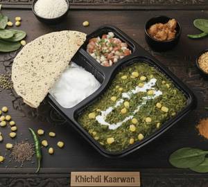 Palak Corn Khichdi