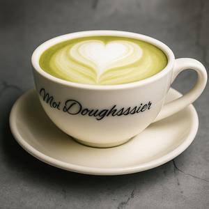 Hot Green Matcha Latte