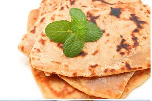 Plain Paratha + Pickle