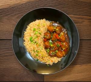 Manchurian with fried rice