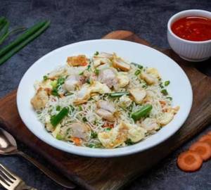 Chicken egg fried rice[Full] with Raitha