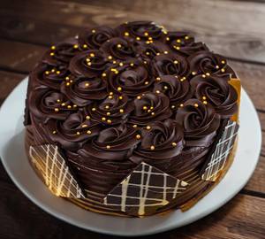 Brownie Truffle Cake