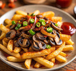 Mushroom Hot Spicy Loaded Fries