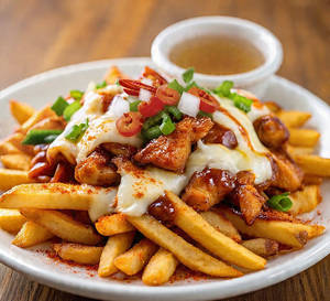 Hot BBQ Beef Loded Fries