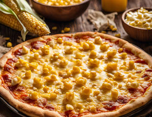 Corn Cheese Pizza