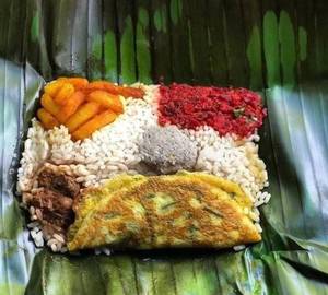 Pothichoru with egg fry