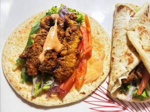 Crispy Fish Shwarma