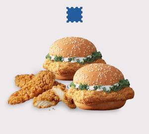 Strips & Burger Bucket Combo