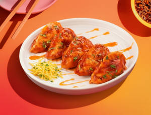 Chicken Cheese Pan-tossed Momos