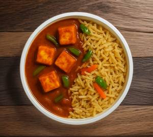 Veg Fried Rice & Paneer Chilli
