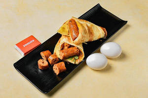 Egg Mutton Seekh Roll